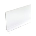 M-D 48 in L Prefinished White Vinyl Wall Base 75697